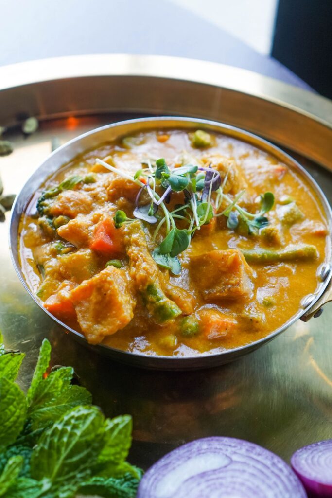 creamy vegetable coconut curry indian vegan dish creamy vegetable coconut curry i