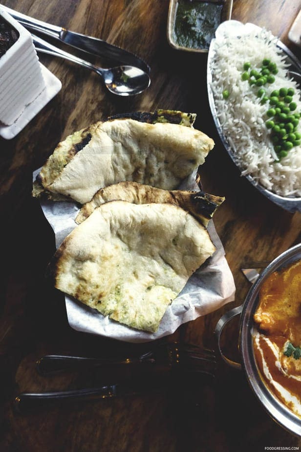 Aloo paratha with spiced potato filling