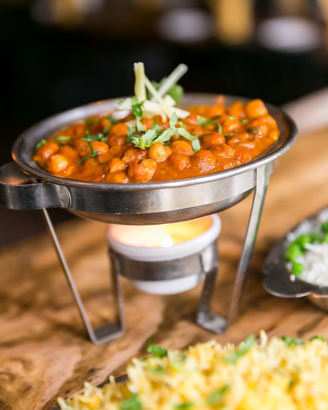 channa masala dine out