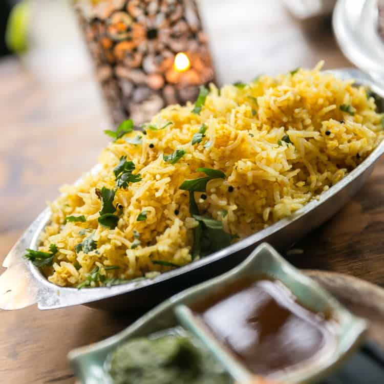 Simple Three Recipes To Learn - Basics Of Indian Cooking coconut rice 2 750x750 1