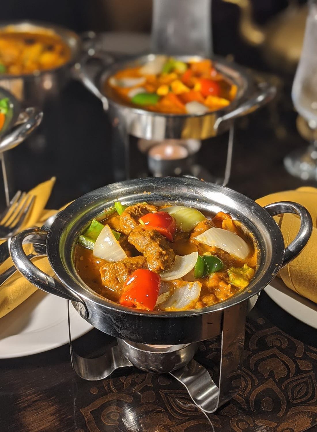 lamb kadai for dine out