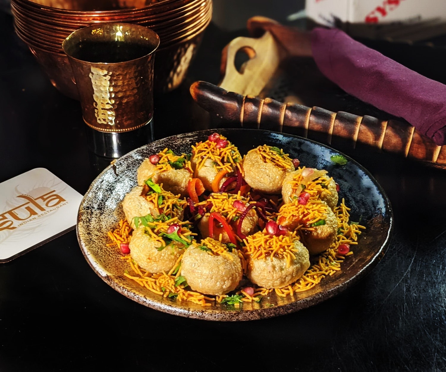 indian street foods that will delight your palate with a plethora of flavours sev puri served at sula 1