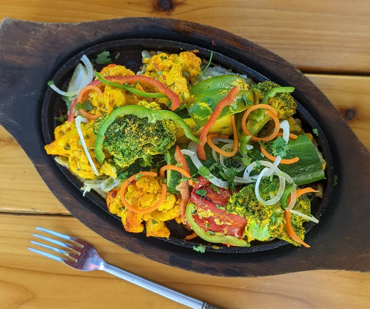 tandoori vegetables-served at sula commercial