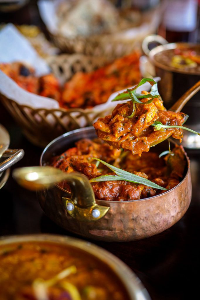 Chicken tikka masala served at Sula Indian Restaurant on Davie Street in Vancouver