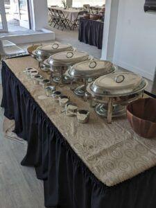 Non Heated Premium Bowl Set Up: $ 120 For 15 To 30 Guests, $ 180 for 35-60 Guests