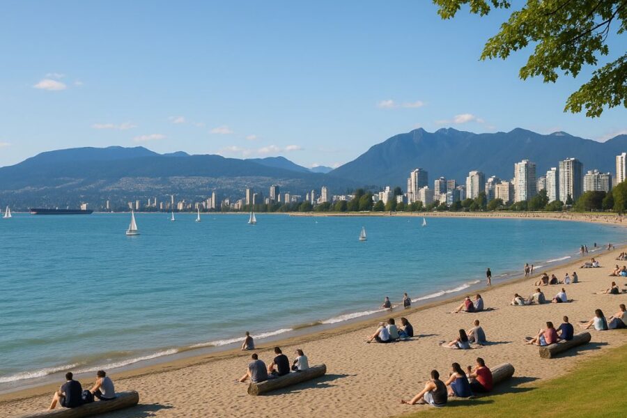 English Bay Beach View