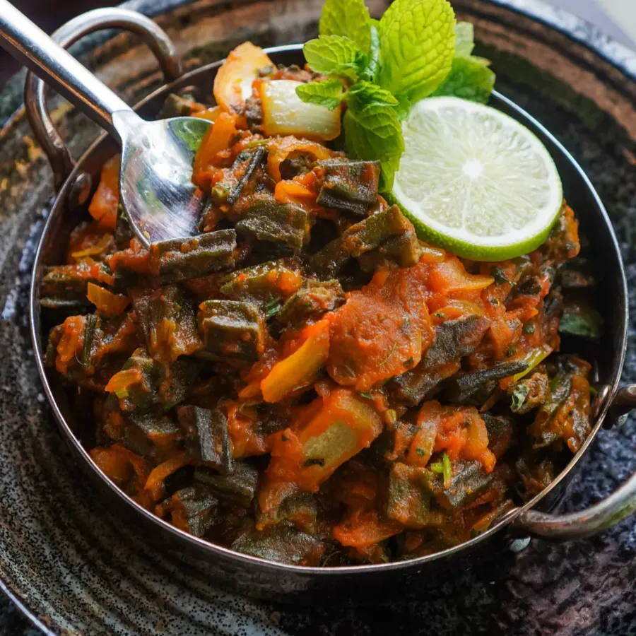 Bhindi do Pyaza/Okra (Ve, Gf)