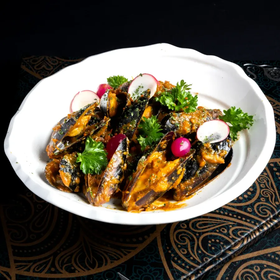 Masala Curried Mussels (GF)