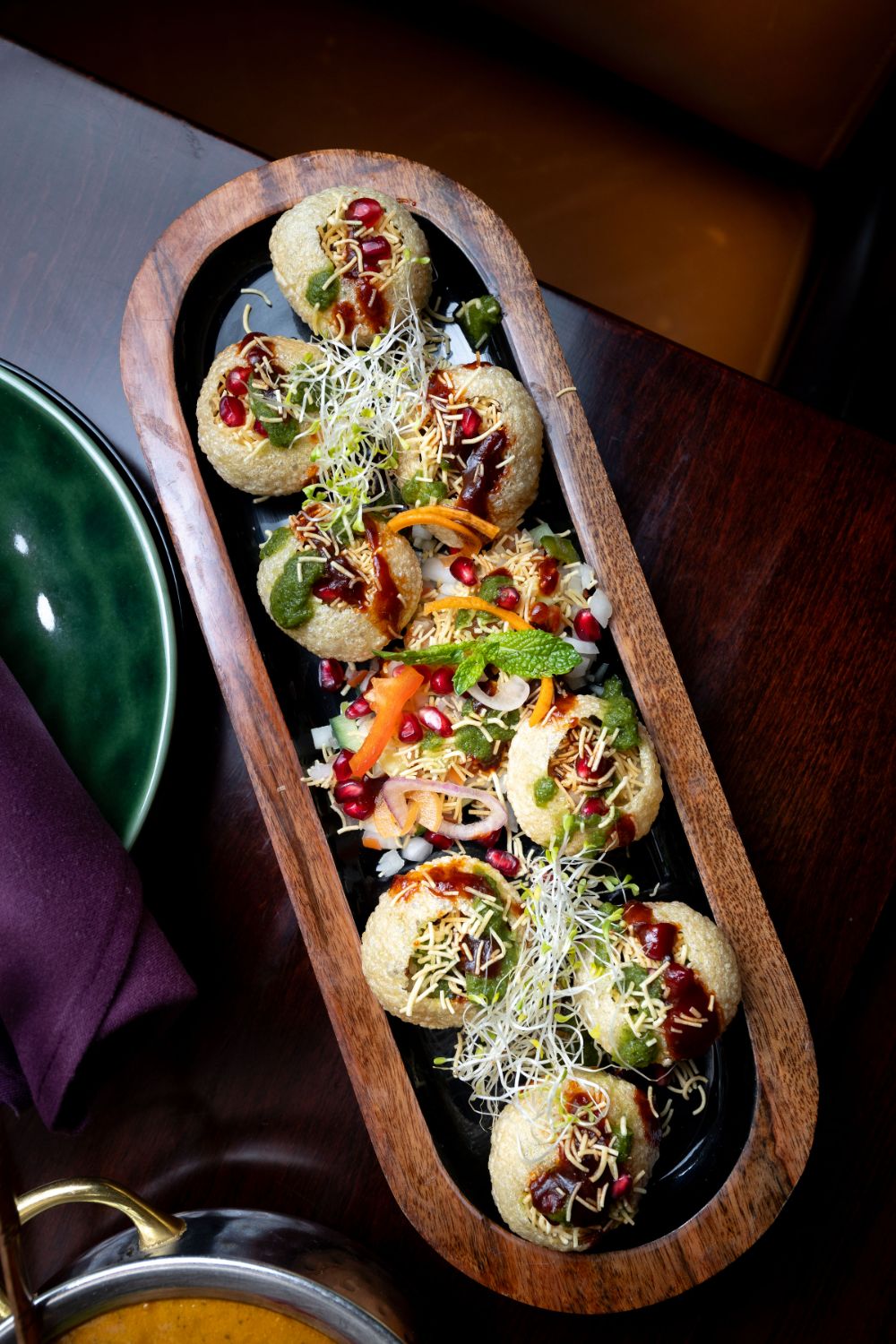 dahi puri indian street food sula restaurant vancouve