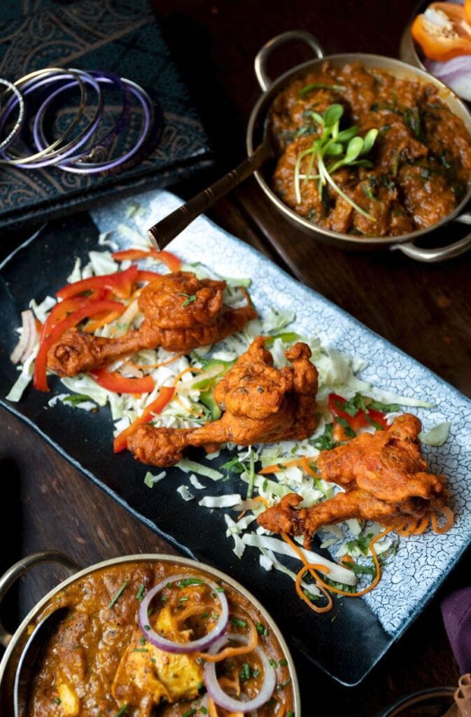 Indian chicken dish at Sula Davie Street