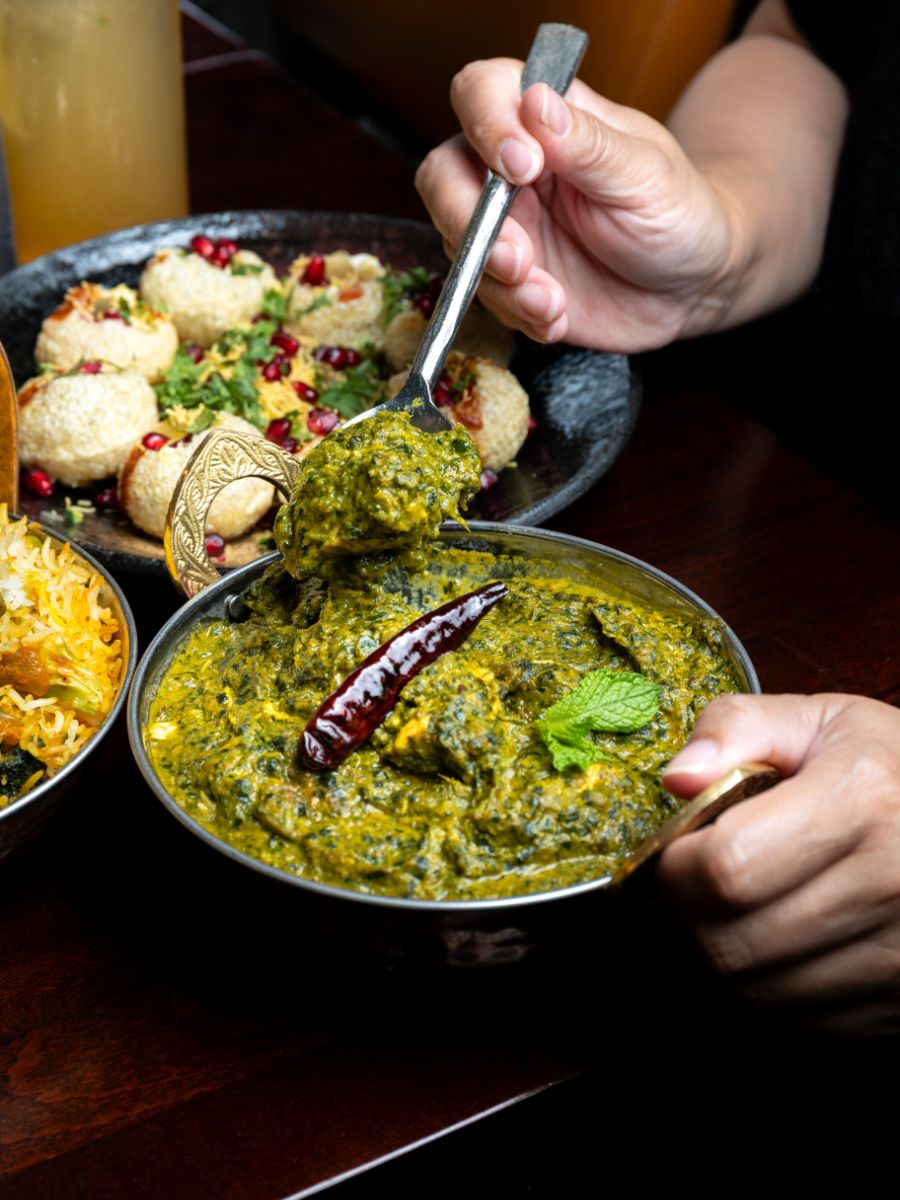 Palak Paneer North Indian Vegetarian Dish Sula Restaurant