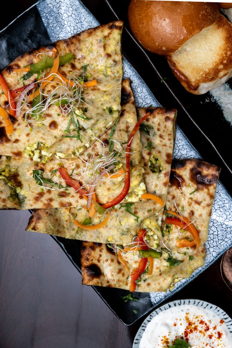 Paneer Paratha for Indian Lunch