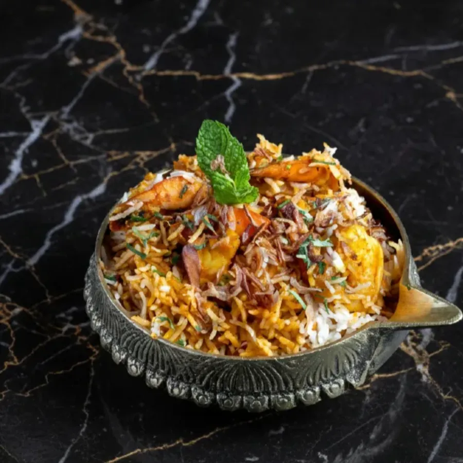 Tawa Prawn Biryani (Gf)