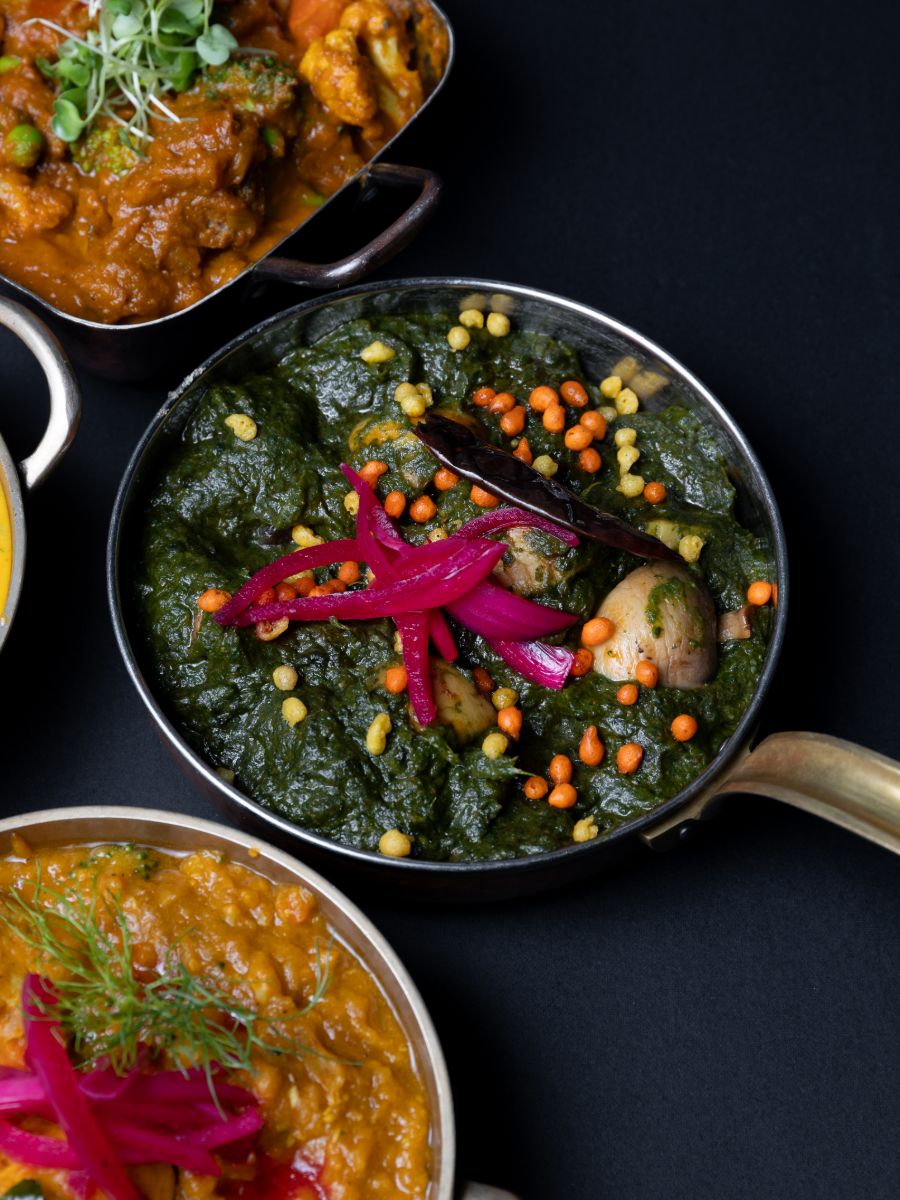 Vegetarian Mushroom Saag Sula Vancouver