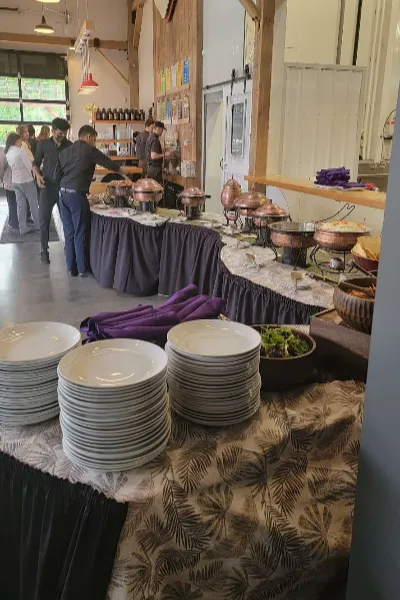 Hammered Copper: $ 695-$995 Up to 300 Guests, Double Sided Serving