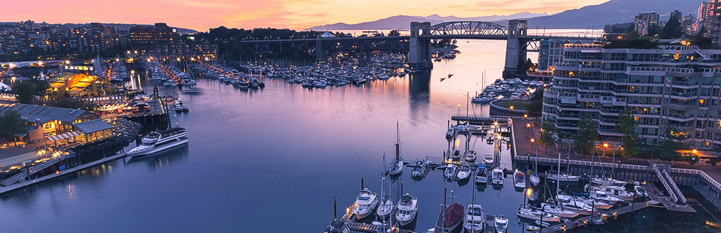 Granville Island False Creek waterfront Vancouver